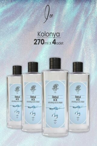 Rebul Ice Kolonya 270 ML x 4 Adet