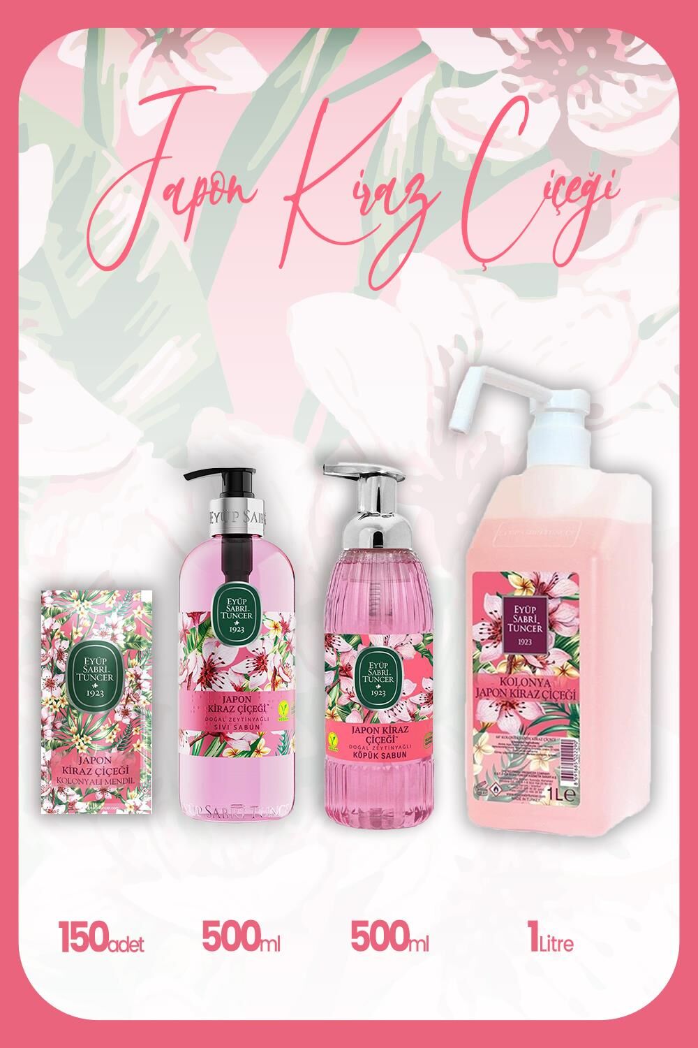 Eyüp Sabri Tuncer Japon Kiraz Çiçeği Seti 9