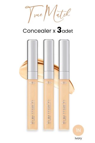 Loreal Paris True Match Concealer 1N Ivory x 3 Adet