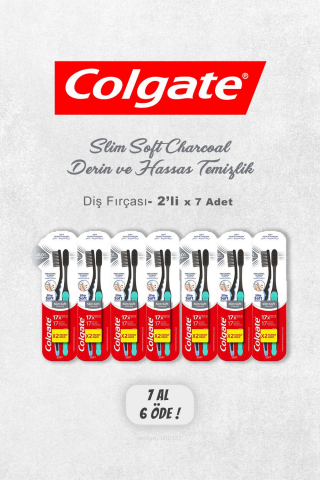 7 AL 6 ÖDE Colgate Derin ve Hassas 2'li Diş Fırçası