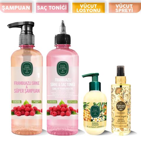 Eyüp Sabri Tuncer Frambuazlı Set, Hawaii Losyon ve Vücut Spreyi