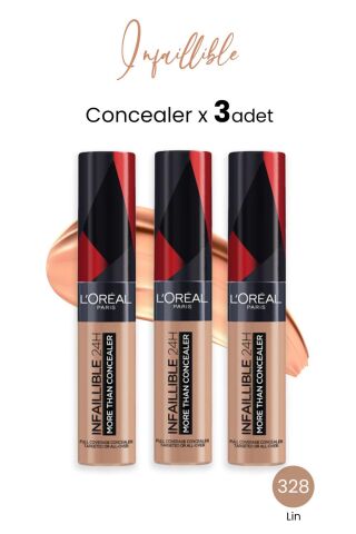 Loreal Paris Infaillible 24H More Than Concealer 328 Lin x 3 Adet