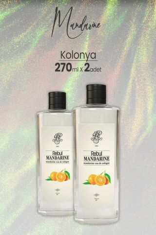 Rebul Mandarine - Mandalina Kolonyası 270 ml x 2 Adet