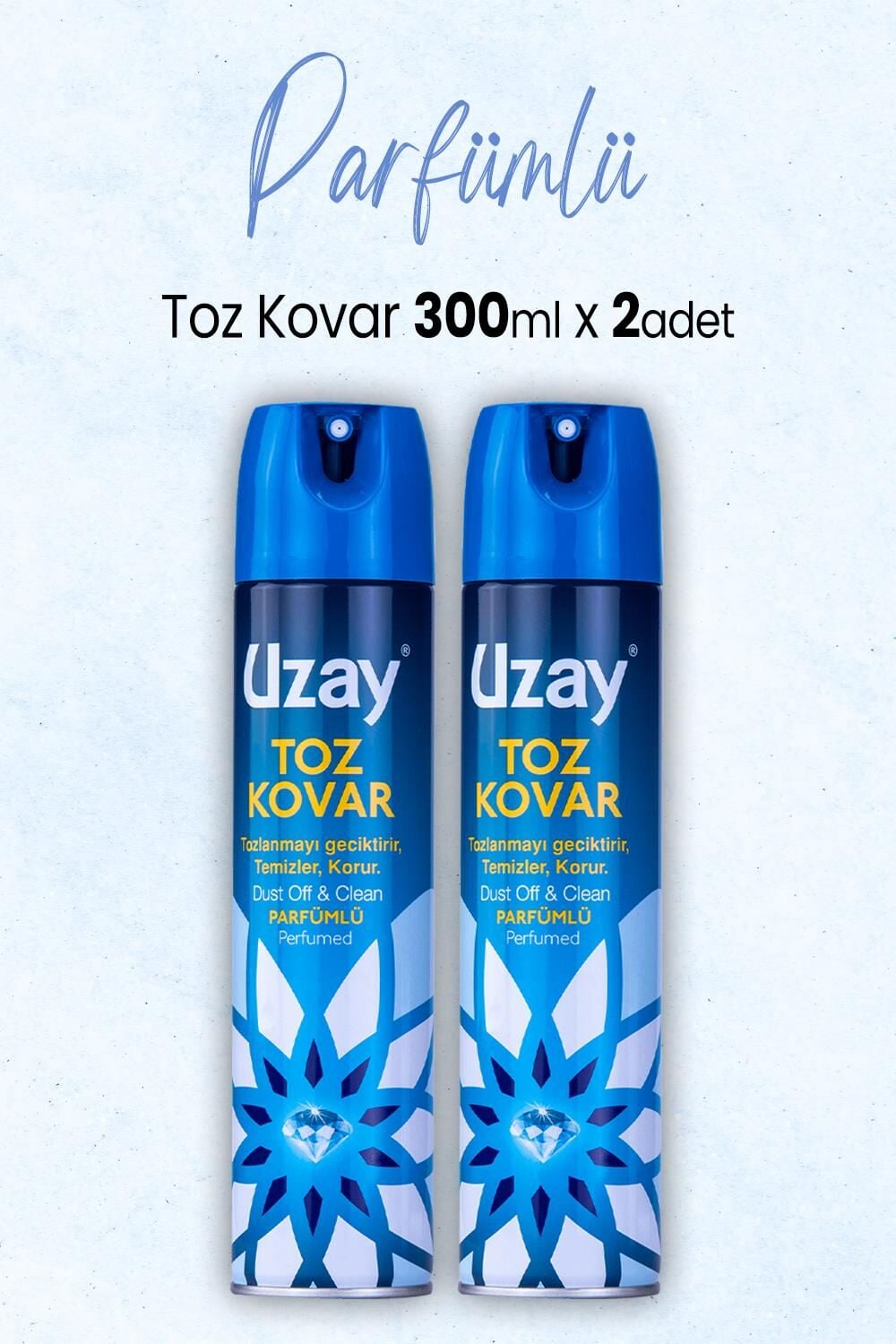 Uzay Toz Kovar Parfümlü 300 ml x 2 Adet