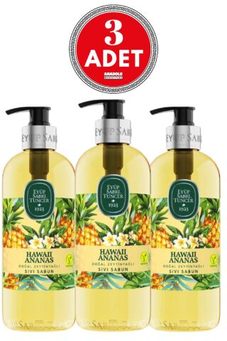 Eyüp Sabri Tuncer Sıvı Sabun Hawaii Ananas 500 ML x 3 Adet