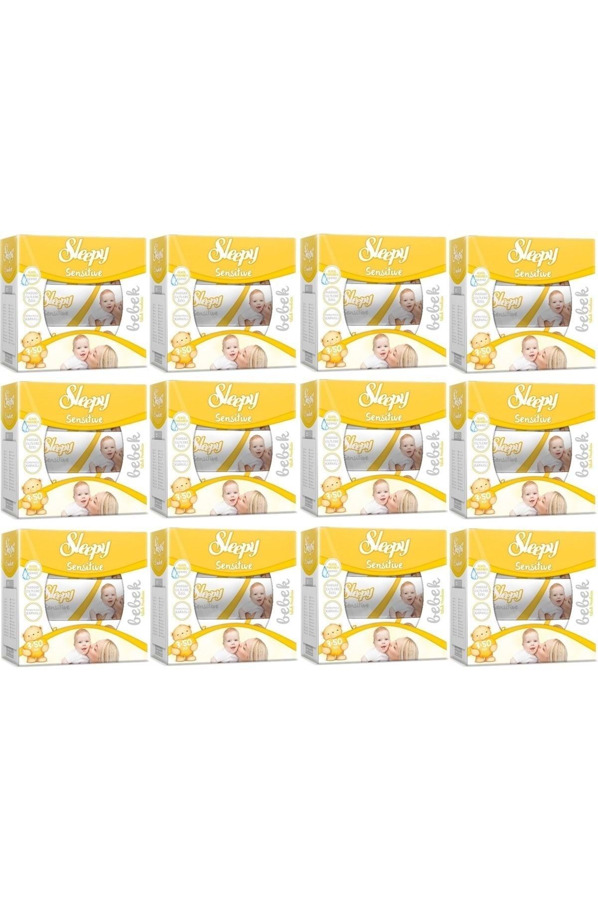 Sleepy Sensitive Islak Havlu 50 Yaprak 36'lı Set