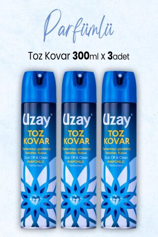 Uzay Toz Kovar Parfümlü 300 ml x 3 Adet