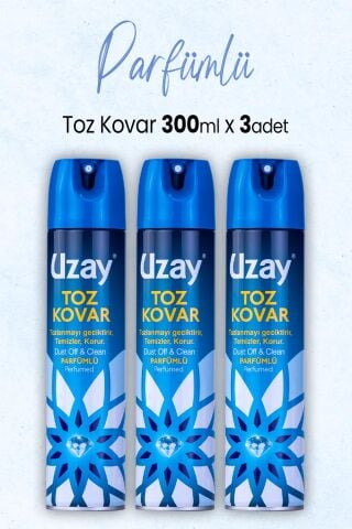 Uzay Toz Kovar Parfümlü 300 ml x 3 Adet