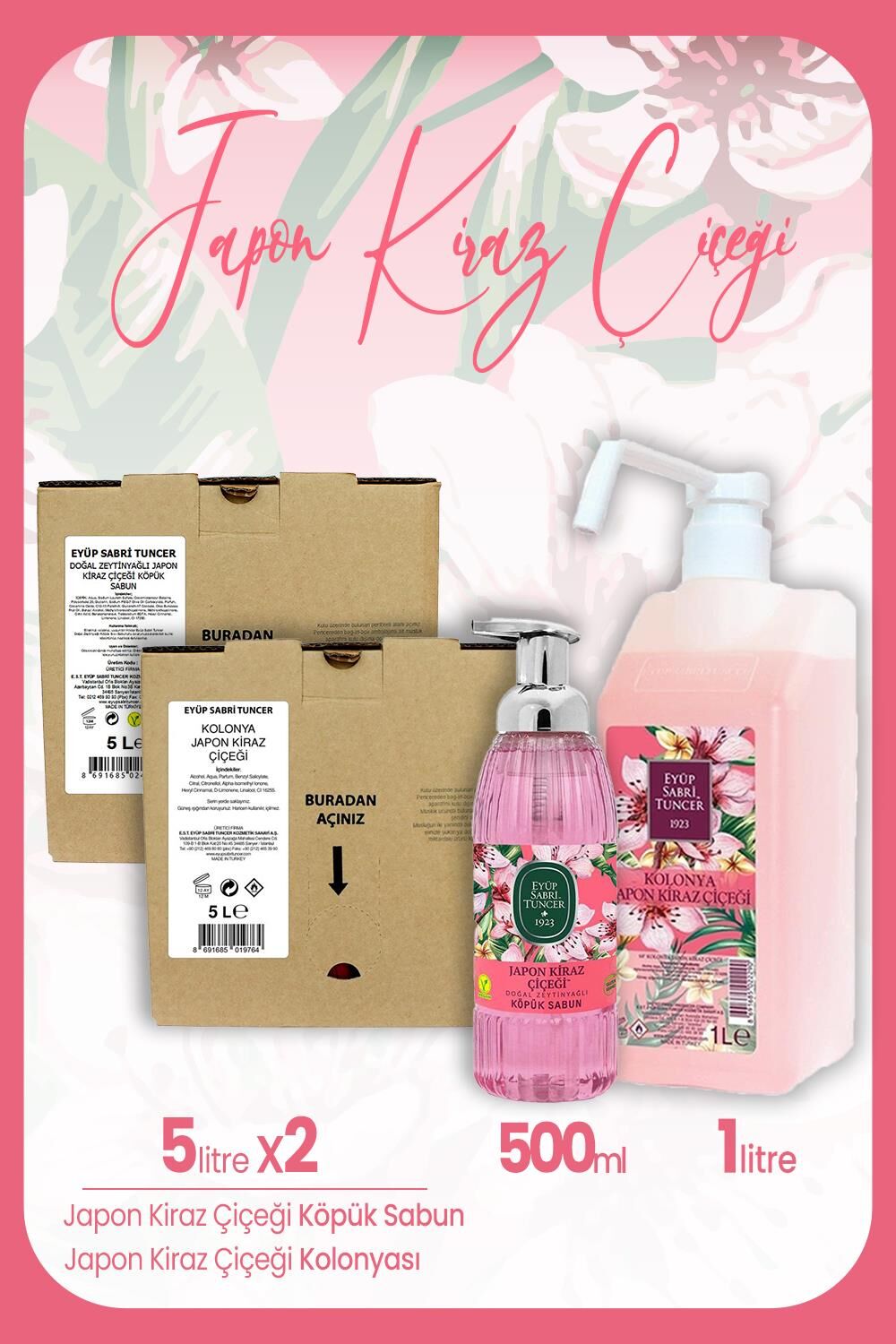 Eyüp Sabri Tuncer Japon Kiraz Çiçeği Seti 15