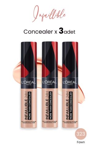 Loreal Paris Infaillible 24H More Than Concealer 323 Fawn x 3 Adet