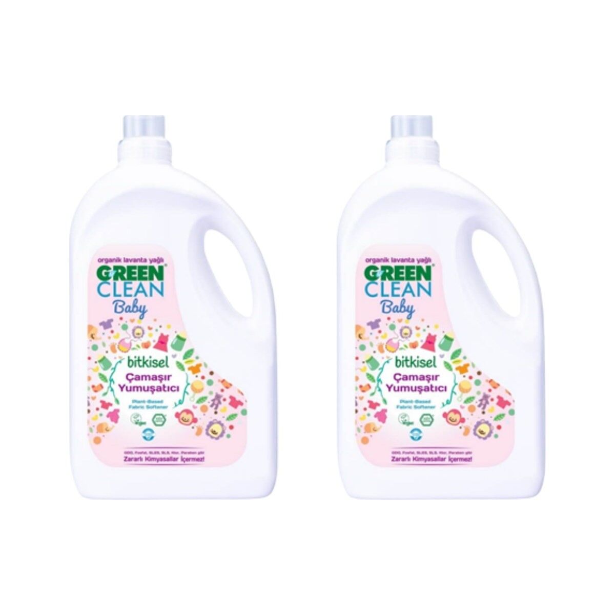 Green Clean Baby Bitkisel Yumuşatıcı 2x 2750 ml Lavanta