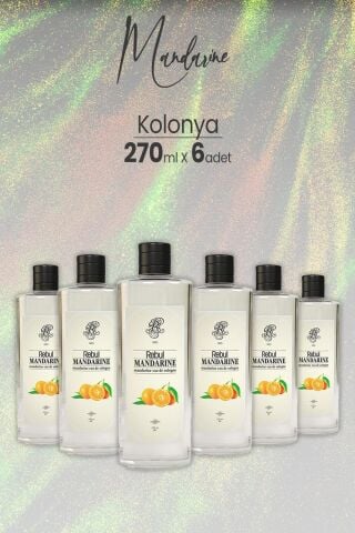 Rebul Mandarine - Mandalina Kolonyası 270 ml x 6 Adet