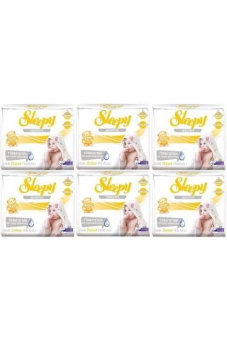 Sleepy Islak Havlu Mendil 50 Yaprak 18 Li Set Sensitive