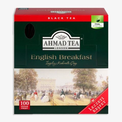 English Breakfast 100’lü 200 G 3 paket Bardak Poşet Çay ve Oda Kokusu