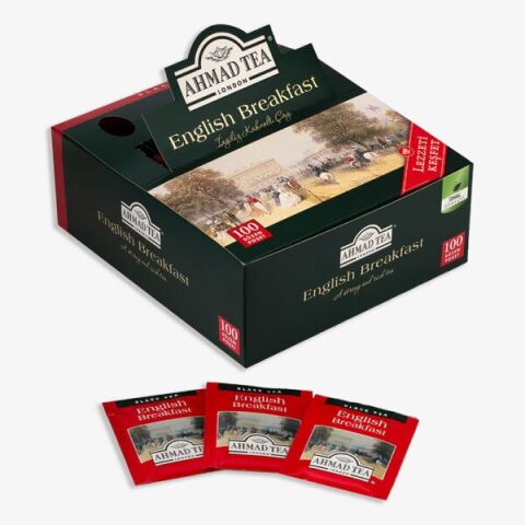 English Breakfast 100’lü 200 G 3 paket Bardak Poşet Çay ve Oda Kokusu