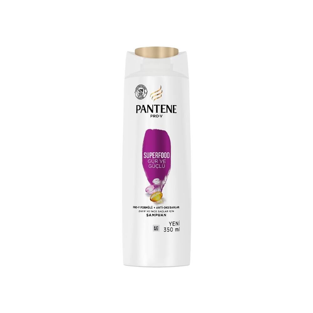 Pantene Şampuan Pro-V Superfood Gür ve Güçlü Saçlar 350 ml