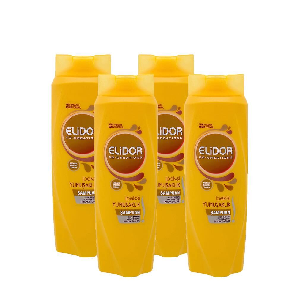 Elidor Superblend Saç Bakım Şampuanı İpeksi Yumuşaklık x 4