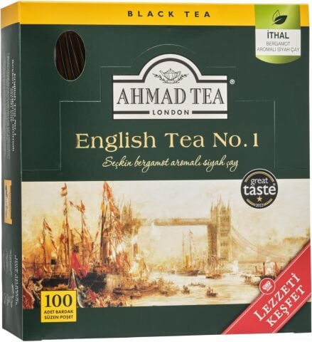 English Tea No.1 100’lü 200 G 3 paket Bardak Poşet Çay ve Oda Kokusu
