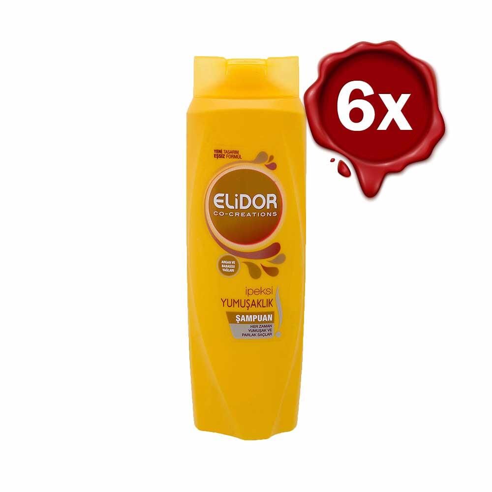 Elidor Superblend Saç Bakım Şampuanı İpeksi Yumuşaklık x 6