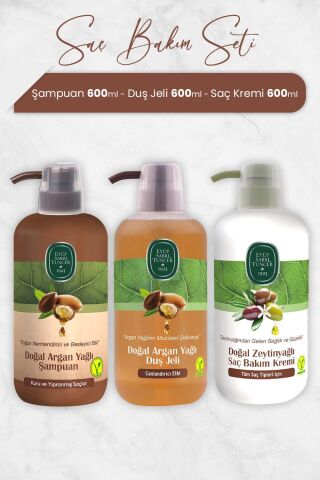Eyüp Sabri Tuncer Argan Yağlı Şampuan, Duş Jeli ve Saç Kremi