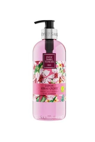 Eyüp Sabri Tuncer Doğal Zeytinyağlı Sıvı Sabun Japon Kiraz Çiçeği 500 ml