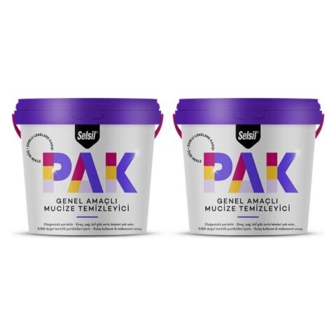 Selsil Pak Genel Amaçlı Mucize Temizleyici Krem 500 gr (2 Adet)