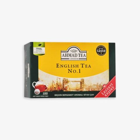 3'lü English Tea No.1 Demlik Poşet Çay 100'lü ve Oda Kokusu