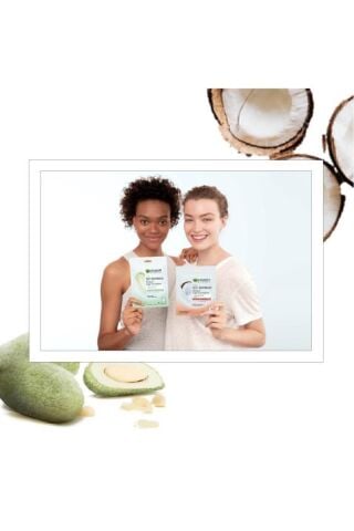 Süt Bombası Besleyici Kağıt Yüz Maskesi Hindistan Cevizi 3'lü Set