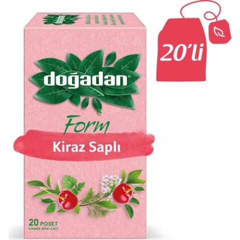 Doğadan Form Çay Kiraz Saplı 20'li