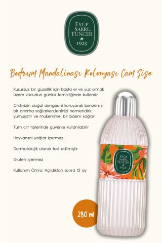 Bodrum Mandalina Kolonya 400 ml, Sabun 500 ml ve 1500 ml, Krem 50 ml ve Rosie Hediye