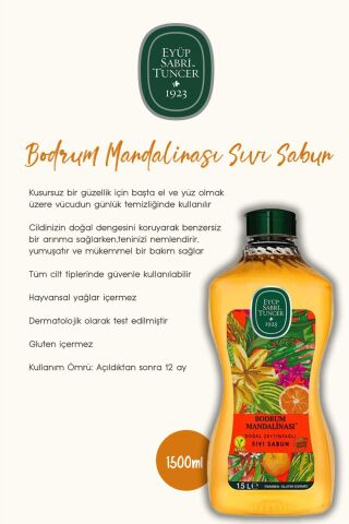Bodrum Mandalina Kolonya 400 ml, Sabun 500 ml ve 1500 ml, Krem 50 ml ve Rosie Hediye