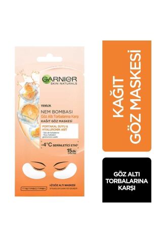 C Vitamini Parlaklık Verici Yüz Maskesi & Göz Altı Torbalarına Karşı Göz Maskesi 4'lü Set