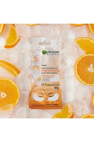 C Vitamini Parlaklık Verici Yüz Maskesi & Göz Altı Torbalarına Karşı Göz Maskesi 4'lü Set
