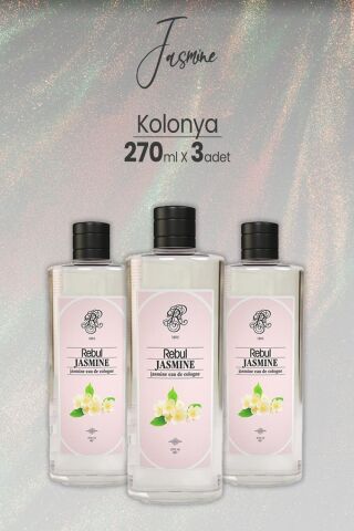 Rebul Jasmine Yasemin Kolonyası 270 ml x 3 Adet