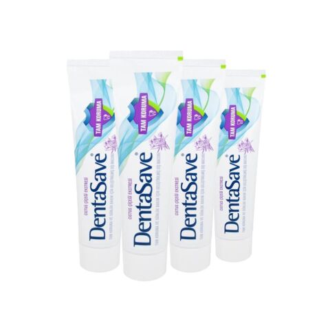 DentaSave Diş Macunu Tam Koruma Cıstus Çiçeği 75 ml x 4