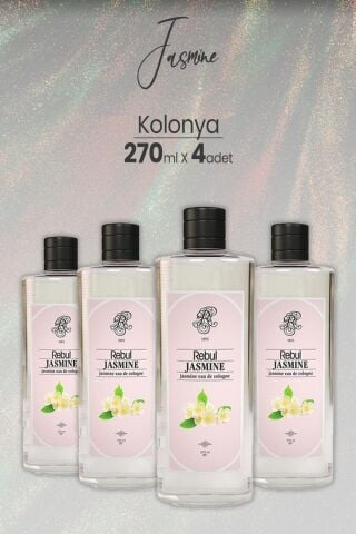 Rebul Jasmine Yasemin Kolonyası 270 ml x 4 Adet