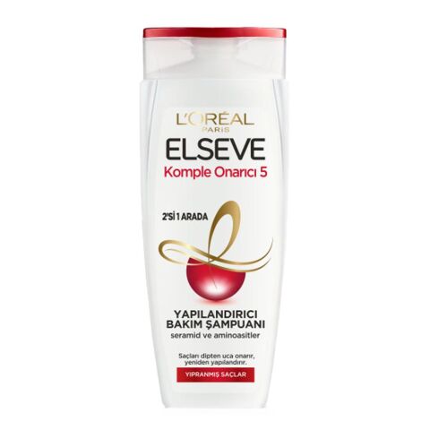 Elseve Komple Onarıcı 5 Yapılandırıcı Bakım Şampuanı 2'si 1 Arada 450 ml