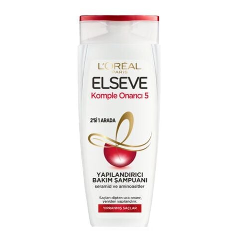 Elseve Komple Onarıcı 5 Yapılandırıcı Bakım Şampuanı 2'si 1 Arada 450 ml