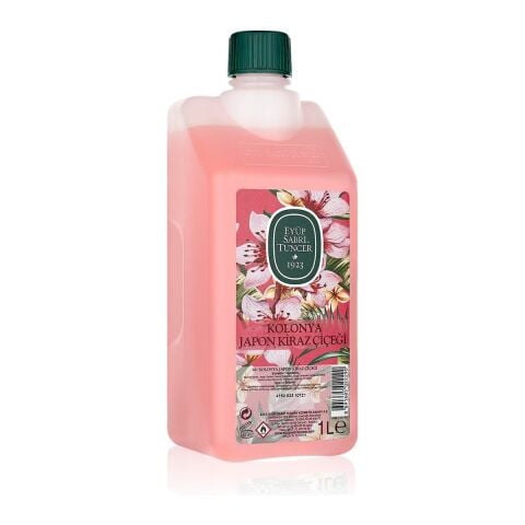 Eyüp Sabri Tuncer Japon Kiraz Çiçeği Kolonyası 1 Lt - Koruma Kilitli Kapak