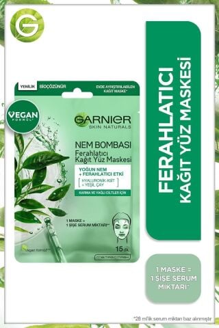 Nem Bombası Ferahlatıcı Kağıt Maske 28gr