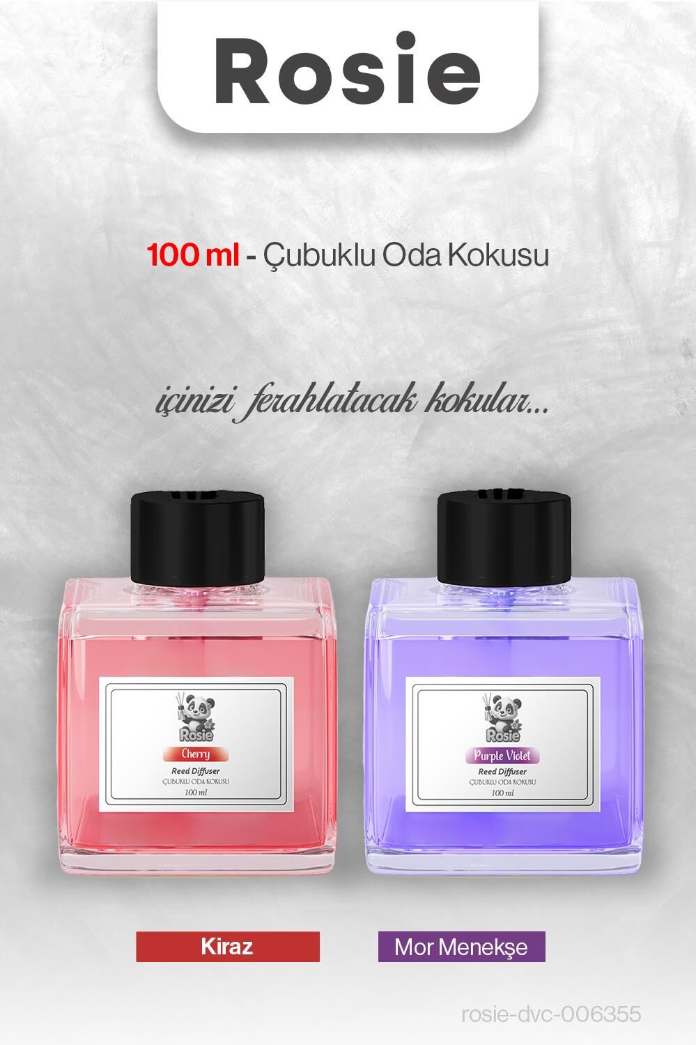 Kiraz ve Mor Menekşe ROSIE Çubuklu Oda Kokusu 100 ml