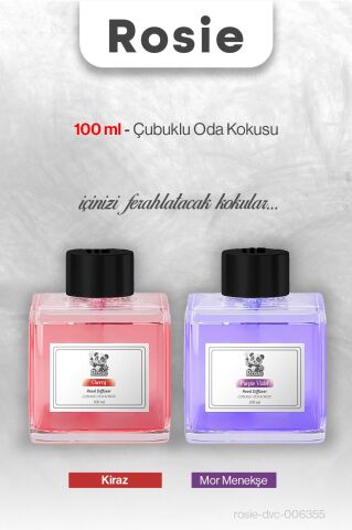 Kiraz ve Mor Menekşe ROSIE Çubuklu Oda Kokusu 100 ml