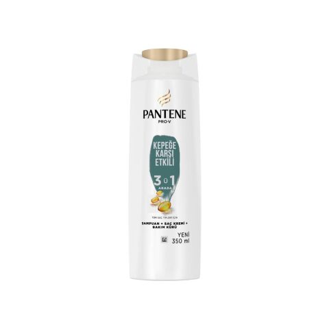 Pantene Şampuan Pro-V Kepeğe Karşı Etkili 3'ü 1 Arada 350 ml