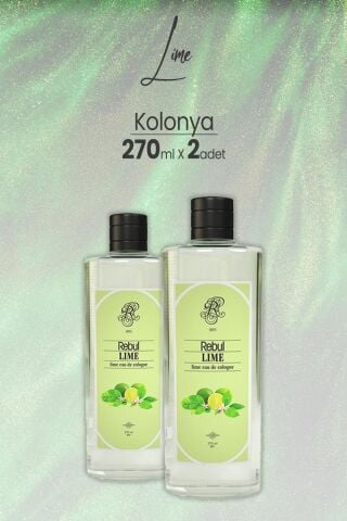 Rebul Lime Kolonya 270 ml x 2 Adet
