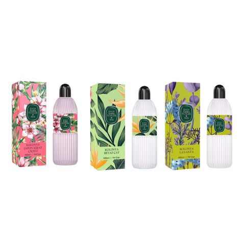 Eyüp Sabri Tuncer Kolonya Japon Kiraz Çiçeği, Beyaz Çay ve Lavanta Pet Şişe 400 ML