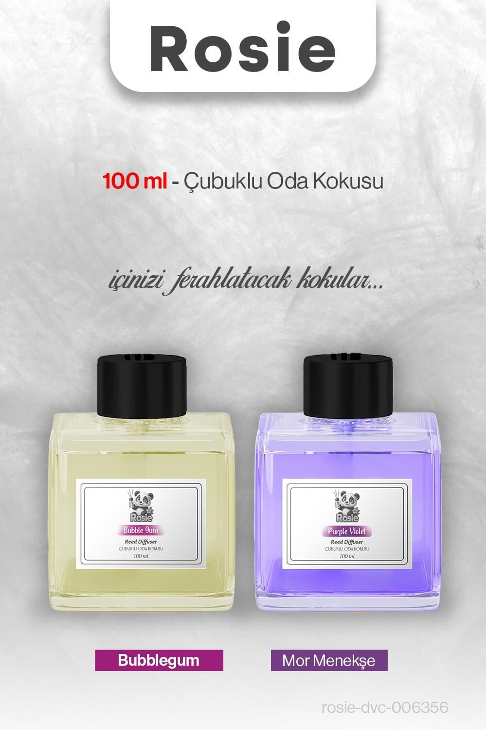 Bubblegum ve Mor Menekşe ROSIE Çubuklu Oda Kokusu 100 ml