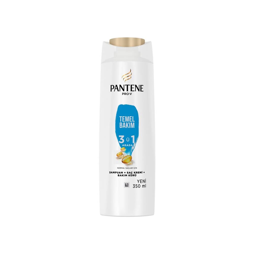 Pantene Şampuan Pro-V Temel Bakım 3'ü 1 Arada 350 ml
