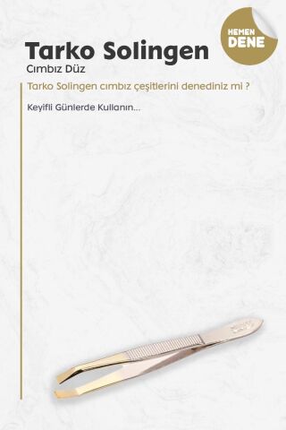 Tarko Solingen Cımbız 7335 Düz