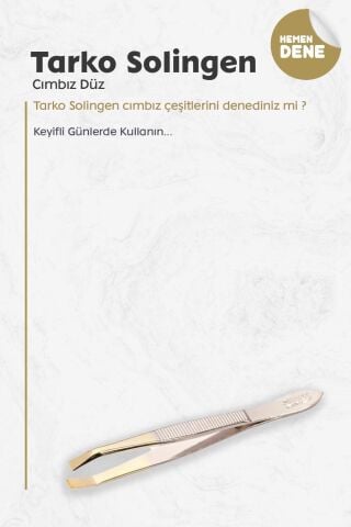 Tarko Solingen Cımbız 7335 Düz