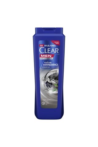 Clear Men Kepeğe Karşı Etkili Şampuan Yoğun Arındırıcı Kömür İle 485 ML